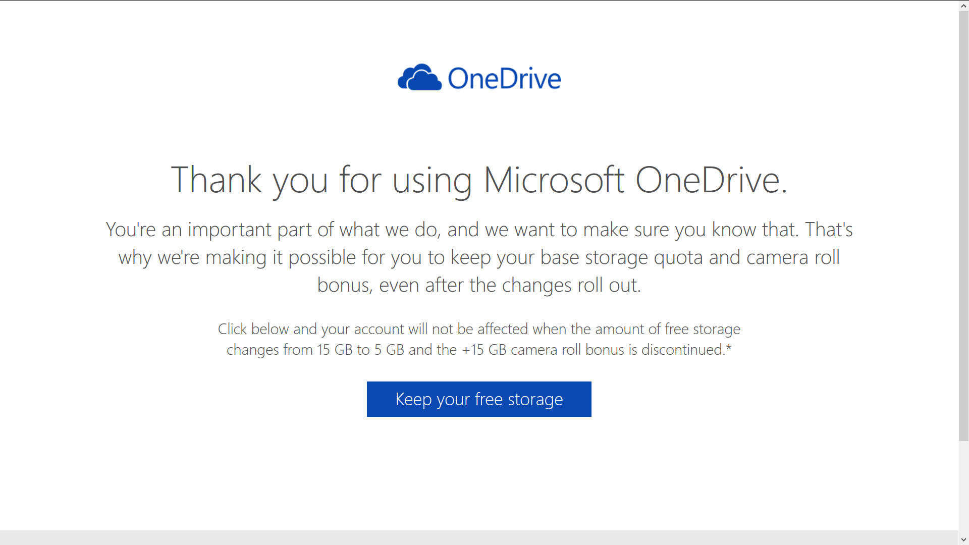 把握最後機會　保留 OneDrive 儲存空間
