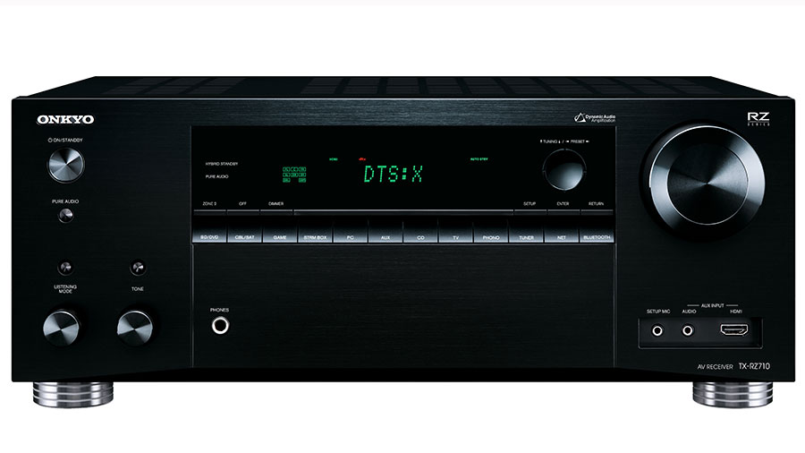 Onkyo 在上年推出了外形上相當有 Pioneer 「fusion 味」的 TX-RZ800 同 TX-RZ900，今年這個系列繼續擴充、有 3 部新機 TX-RZ810、RZ710 同 RZ610 推出，同樣是中階定位，全部均為 7.2 聲道設計，支援 Dolby Atmos 5.2.2 擺位。除了今年會提供 DTS:X 更新之外，較高階的兩部更有 THX Select2 Plus 認證，可以重現戲院級的震撼音效。