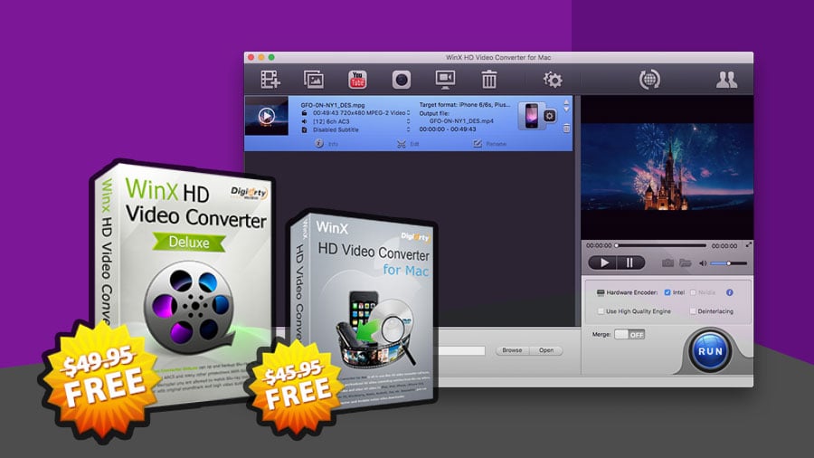 慶祝 WinXDVD 10 周年　《WinX HD Video Converter Deluxe》推出限時贈送版