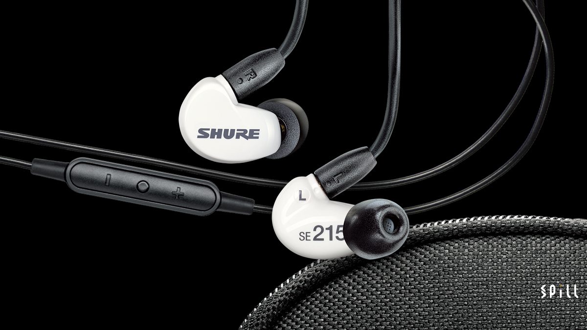 Shure SE215m+ 純白色特別版　加入 Apple 認證三鍵式線控