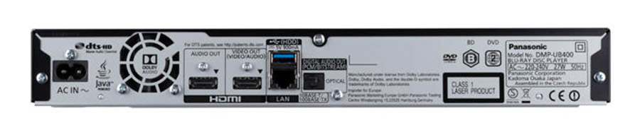 在今年的美國 CES 電子展上，Panasonic 一口氣推出了 3 部新型號的 UHD Blu-ray 播放機 DMP-UB400、DMP-UB310 以及 DMP-UB300。連帶之前的 DMP-UB900、DMP-UB700 以及支援 UHD Blu-ray 播放的錄影機系列，Panasonic 旗下的 4K 影碟播放機數量絕對是各品牌之冠，而且今次的新機更宣稱會支援比 4K 更高的 8K高解像度。