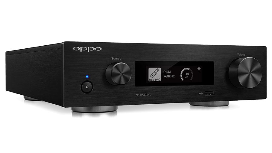 上年年尾與 UDP-203 UHD Blu-ray 機同時公佈的 OPPO Sonica DAC 最近終於抵港，支援高達 32bit/768kHz 的 PCM 以及 DSD512 音訊解碼，可說是現時最強的 DAC 之一，而且更有齊 DLNA 播放及 AirPlay 功能，連網絡播歌都可以，唔止 USB DAC 咁簡單。