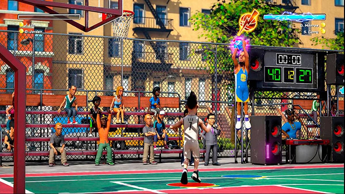 相信不少 80 後也玩過超級任天堂推出的《NBA Jam》，以二打二的模式對戰，可以無視犯規瘋狂入樽，十分過癮！Saber Interactive 即將推出的《NBA Playgrounds》玩法跟《NBA Jam》差不多，幾乎每個球員都可以跳上幾層樓高、空中翻騰幾個圈後入樽，瘋狂得來很爽快。將於 5 月份在 PS4、Xbox One、Switch 及 PC 平台上推出，售價為 19.99 美元（約 $160 港幣）。