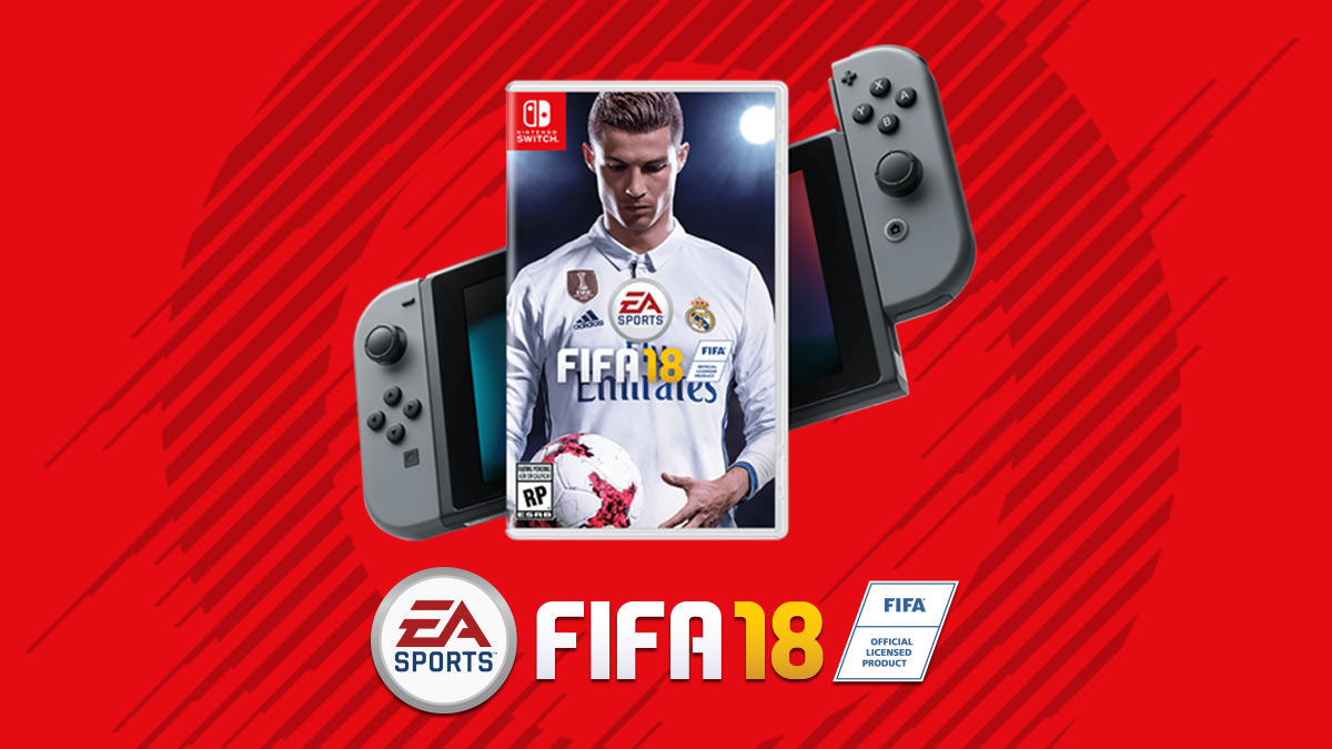 遊戲開發商 EA Sports 年度足球遊戲《FIFA 18》，今年邀請了 C.朗拿度為封面人物，遊戲會推出 PC、PS4 及 Xbox One 版本之餘，EA 在 E3 遊戲展上正式宣佈《FIFA 18》將會在任天堂 Switch 平台登陸。