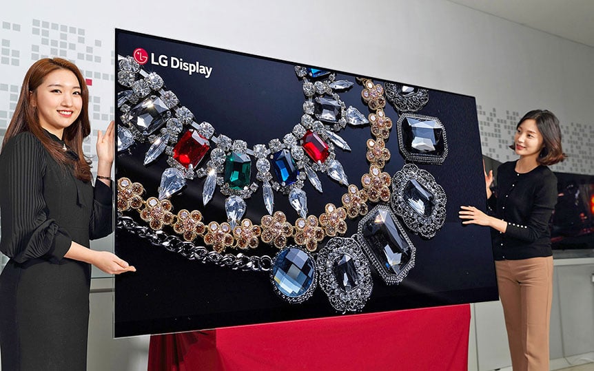 【CES 2018】LG 展出全球最大 8K OLED TV 及 65 吋可變形捲起 4K OLED TV