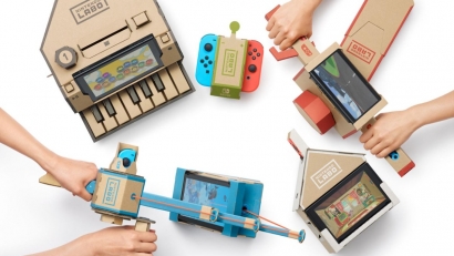 紙板摺出創意　Nintendo Labo 與 Switch 組合的新玩法