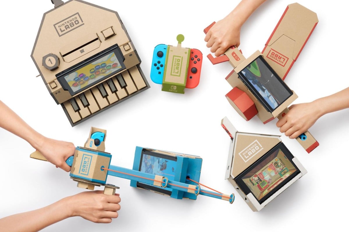紙板摺出創意　Nintendo Labo 與 Switch 組合的新玩法