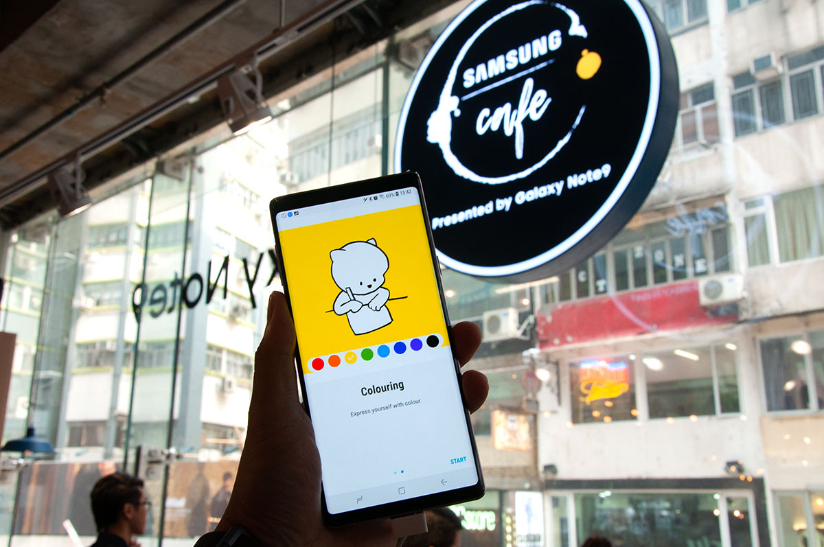 全港首間 Pop-up Samsung Café 開幕 　Note 迷可率先試玩 Galaxy Note 9