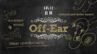 Off-Ear：特殊外觀設計　無需擔心耳朵受壓或悶熱