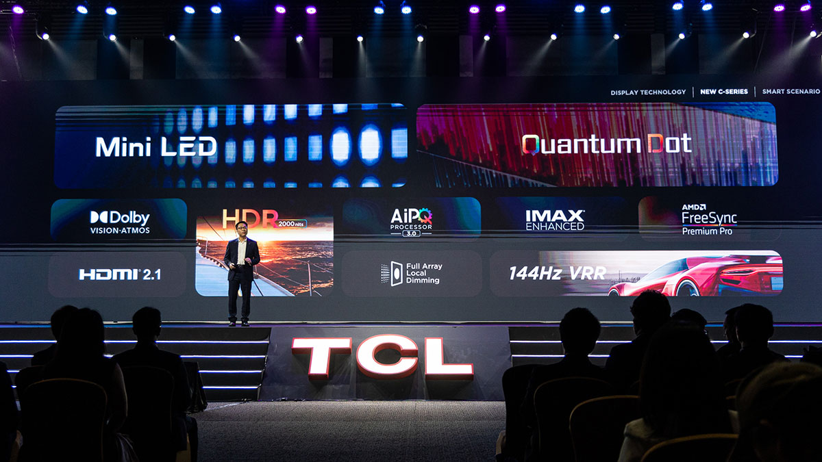 TCL 2023 年全新 Mini LED、QLED 4K 電視系列剛剛在亞太區新品發佈會隆重登場，我們就親身來到泰國曼谷會議中心同大家試睇一下，配備全新人工智能處理器 AiPQ Processor 3.0，以及 Dolby Vision IQ、Dolby Atmos、Game Master 2.0 等最新影音技術的一系列新型號。