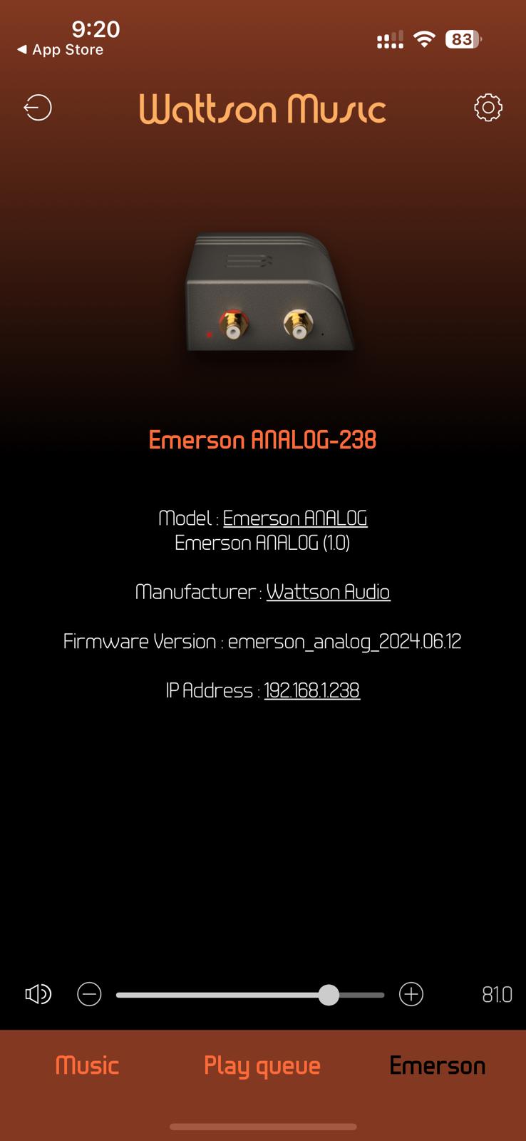 Wattson Audio 是來自瑞士的音響品牌，現時是瑞士 Hi-End 音響品牌 CH Precision 的直屬牌子，之前的母公司 Engineered SA 就是瑞士音響設計代工的龍頭生產商。今次測試的一萬元價位串流解碼 Emerson Analog，就用到十倍至二十倍價錢 Hi-End 器材的同款串流模組。小巧低調的設計，方便為家居音響系統加入齊全的網絡串流功能，至於實際的音效和操作體驗，今次就和大家詳細測試一下。